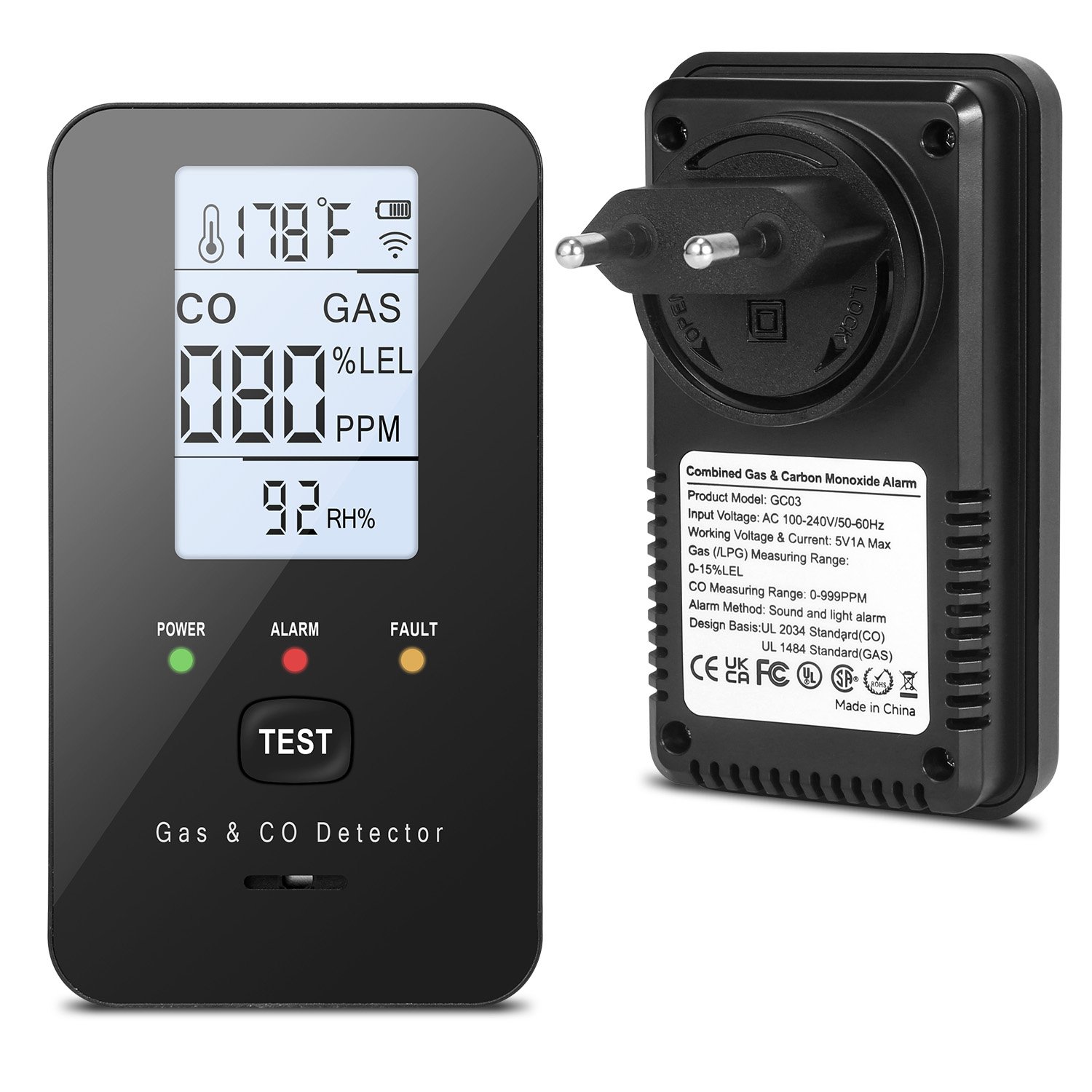 Combination Natural Gas Detect - Home Cooking Gas 评论和价格