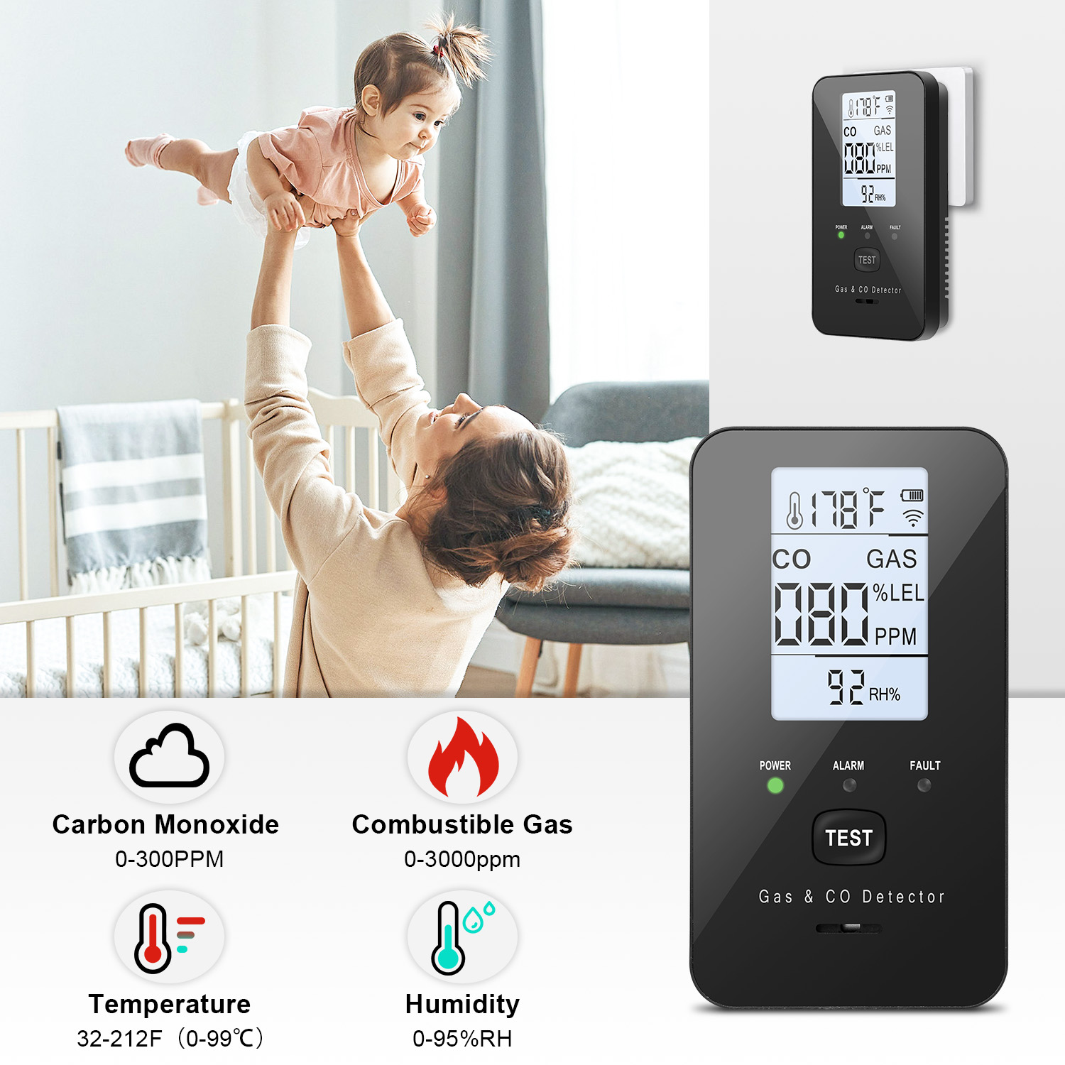 Combination Natural Gas Detect - Home Cooking Gas 评论和价格