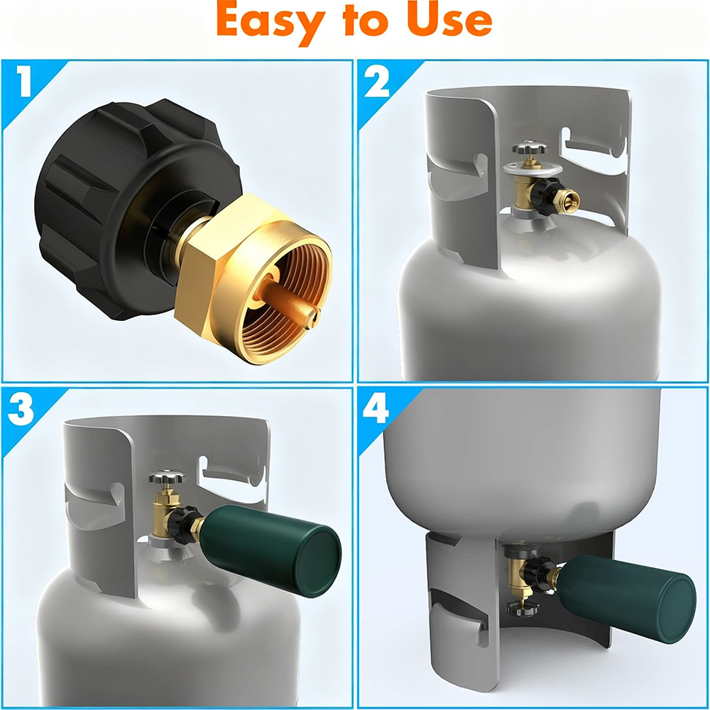 1pc Propane Refill Adapter for - Home Cooking Gas 评论和价格