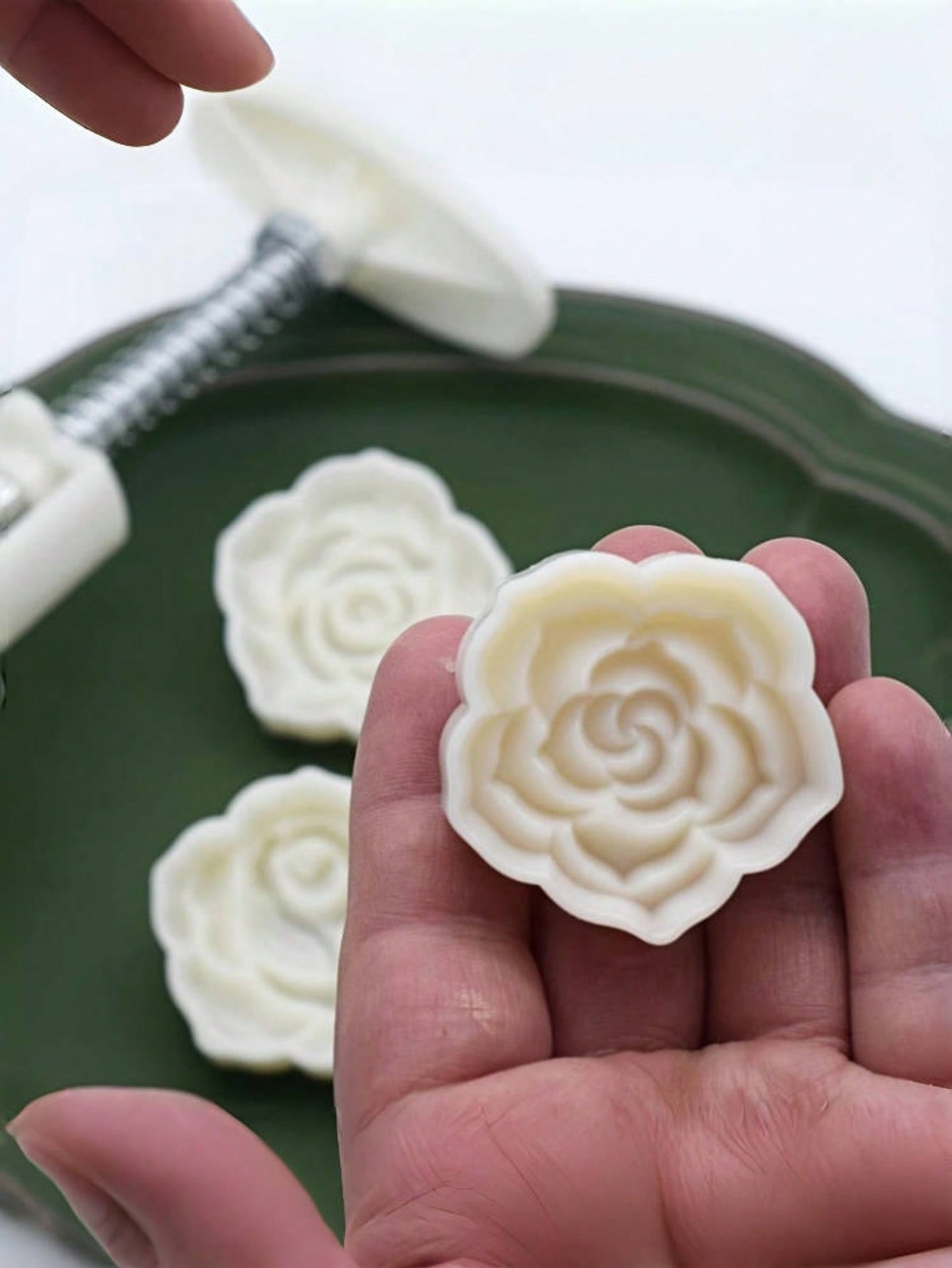 Rose Shaped Mooncake Mold Setw - Home Cooking Asian 评论和价格