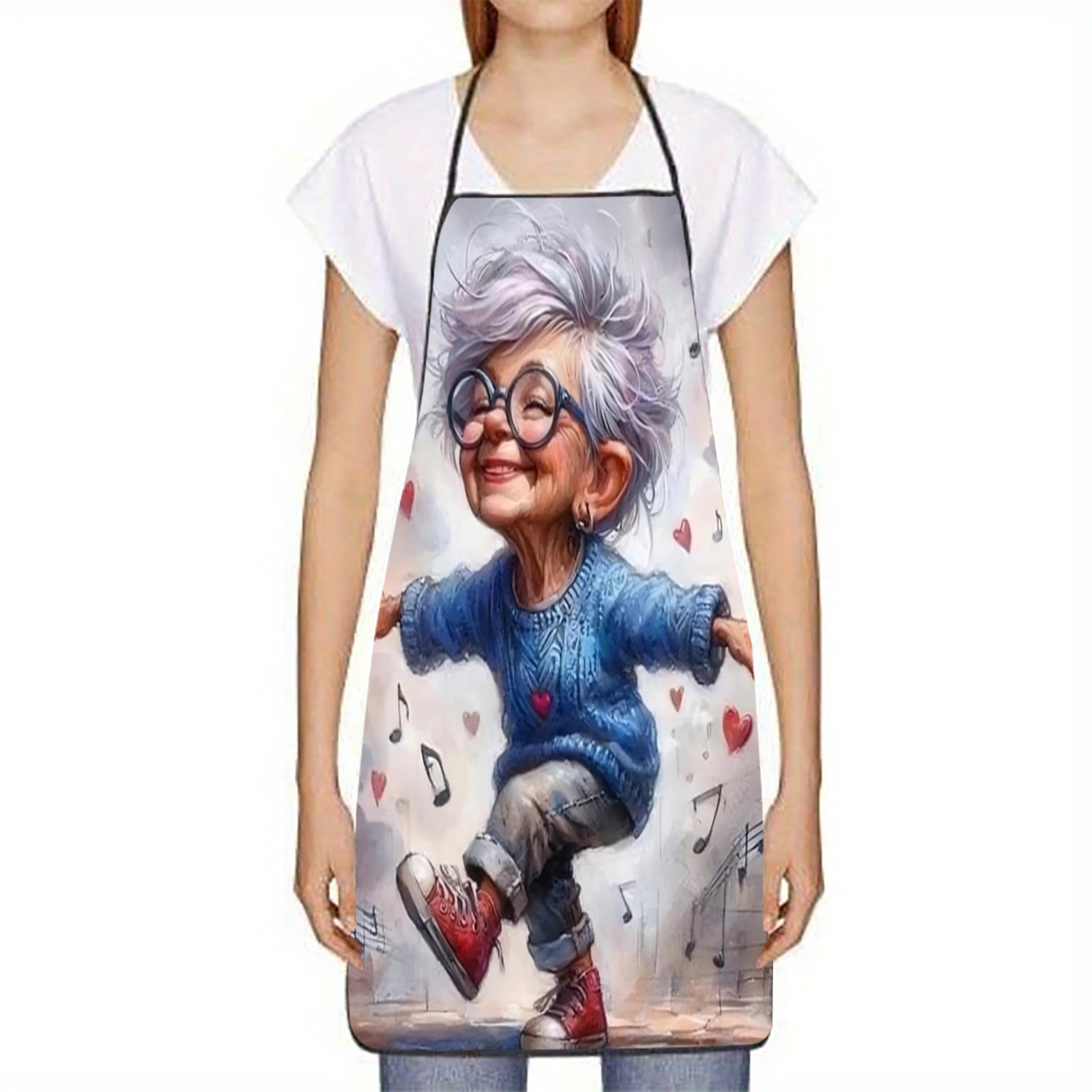 Funny Dancing Grandma Apron, C - Mom'S Home Cooking 评论和价格
