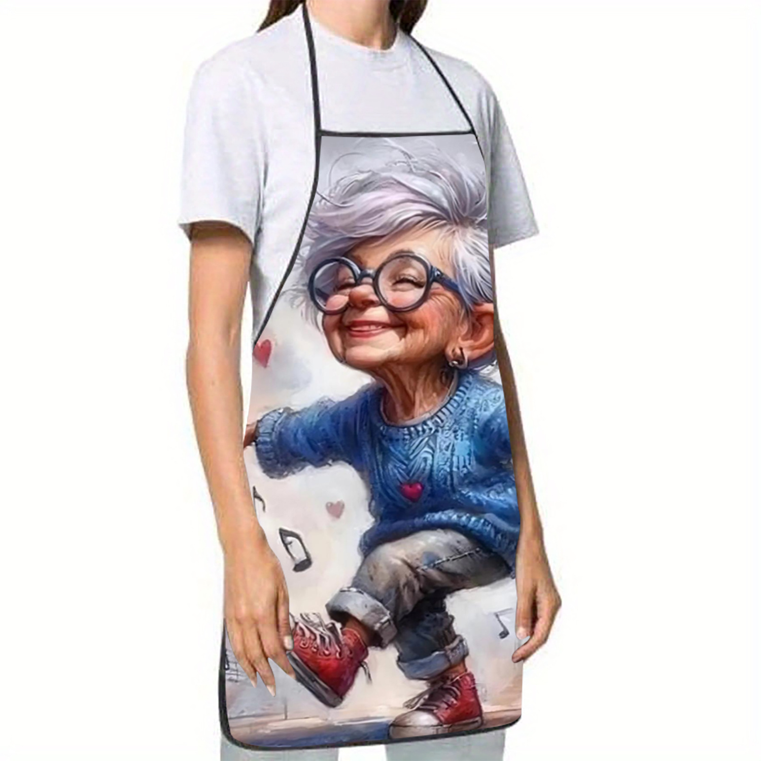 Funny Dancing Grandma Apron, C - Mom'S Home Cooking 评论和价格