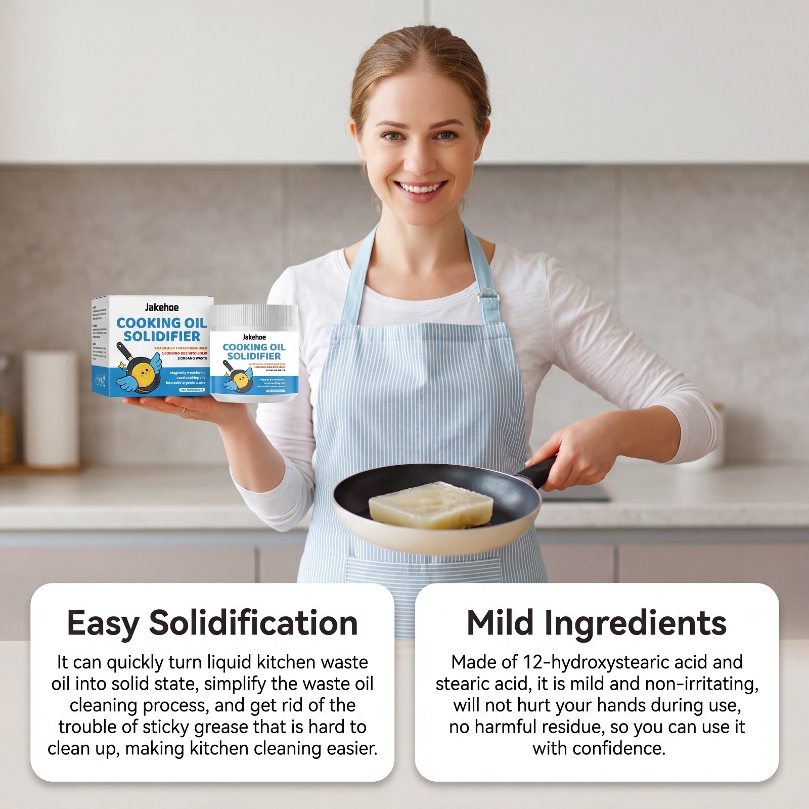 Cooking Oil Solidifier Powder  - Home Cooking Oil Disposal 评论和价格