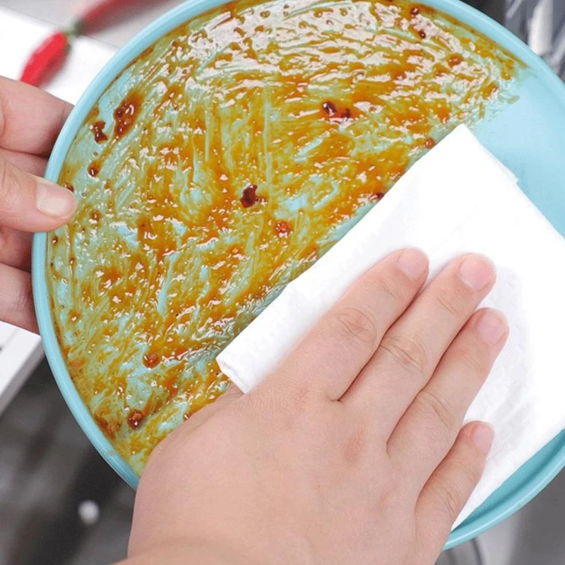 Thick Disposable Kitchen Towel - Home Cooking Oil Disposal 评论和价格