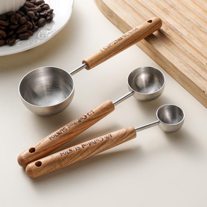 Natural Wooden Handle Stainles - Mom'S Home Cooking 评论和价格