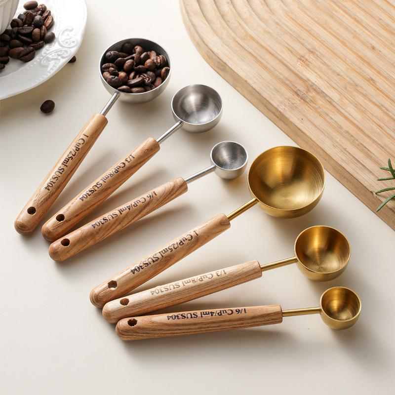 Natural Wooden Handle Stainles - Mom'S Home Cooking 评论和价格