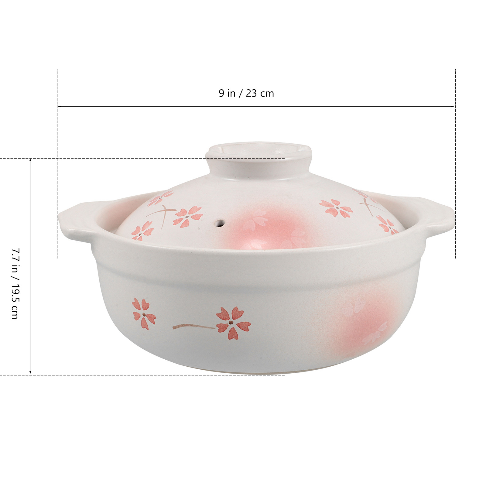 Clay Soup Pot with Lid Japanes - Home Cooking Asian 评论和价格