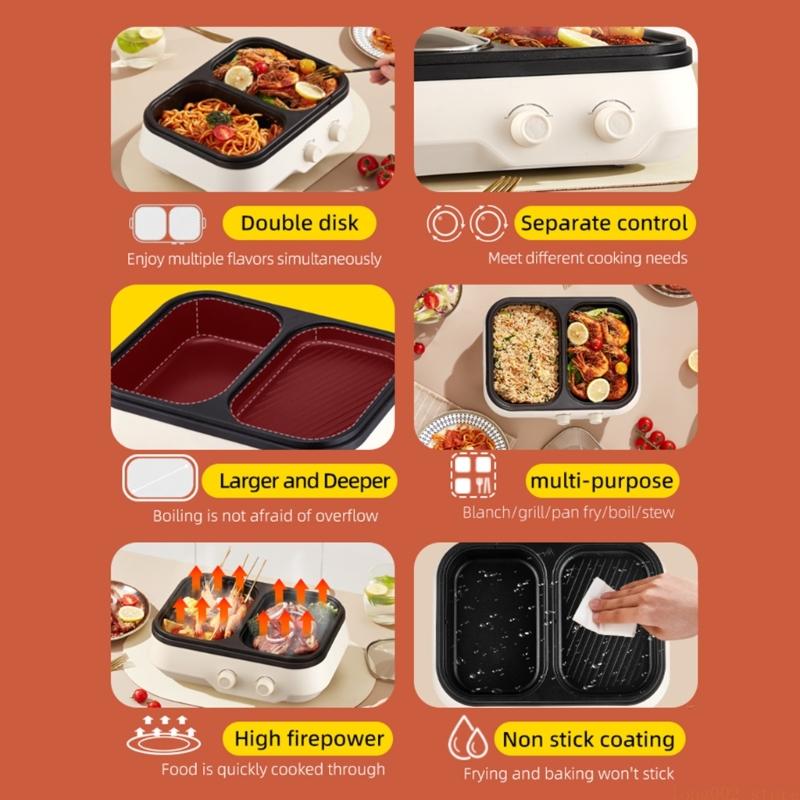 D0AB 1300W Two Zone Cooking An - Home Cooking Meal 评论和价格