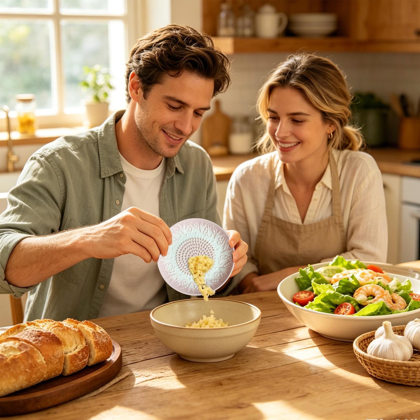 Garlic Grater Plate Embossed K - Home Cooking Meal 评论和价格