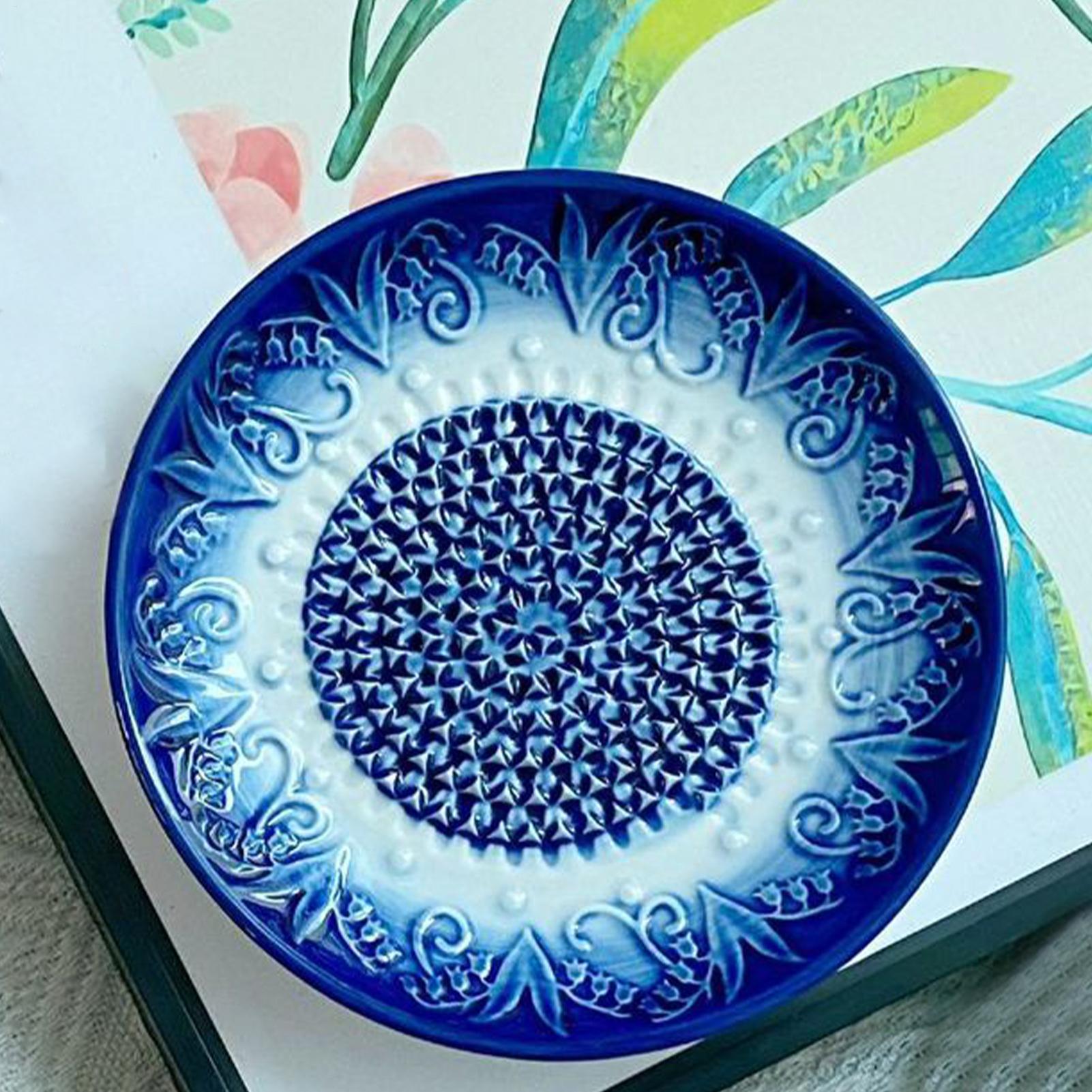 Garlic Grater Plate Embossed K - Home Cooking Meal 评论和价格
