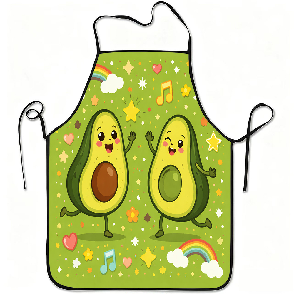 Cute Dancing Avocado Apron, Fu - Mom'S Home Cooking 评论和价格