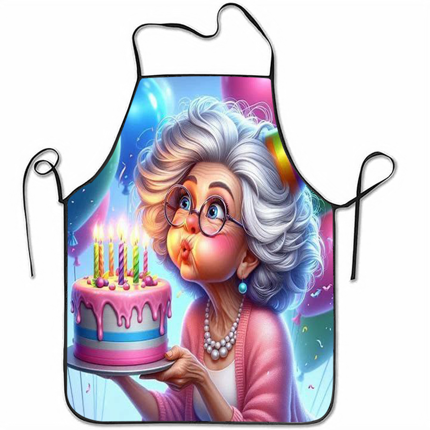 Funny Birthday Grandma Apron,  - Mom'S Home Cooking 评论和价格