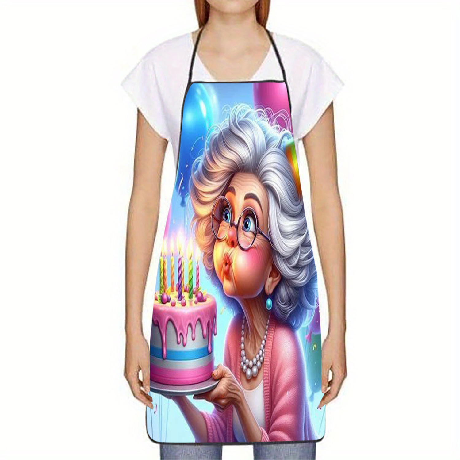 Funny Birthday Grandma Apron,  - Mom'S Home Cooking 评论和价格