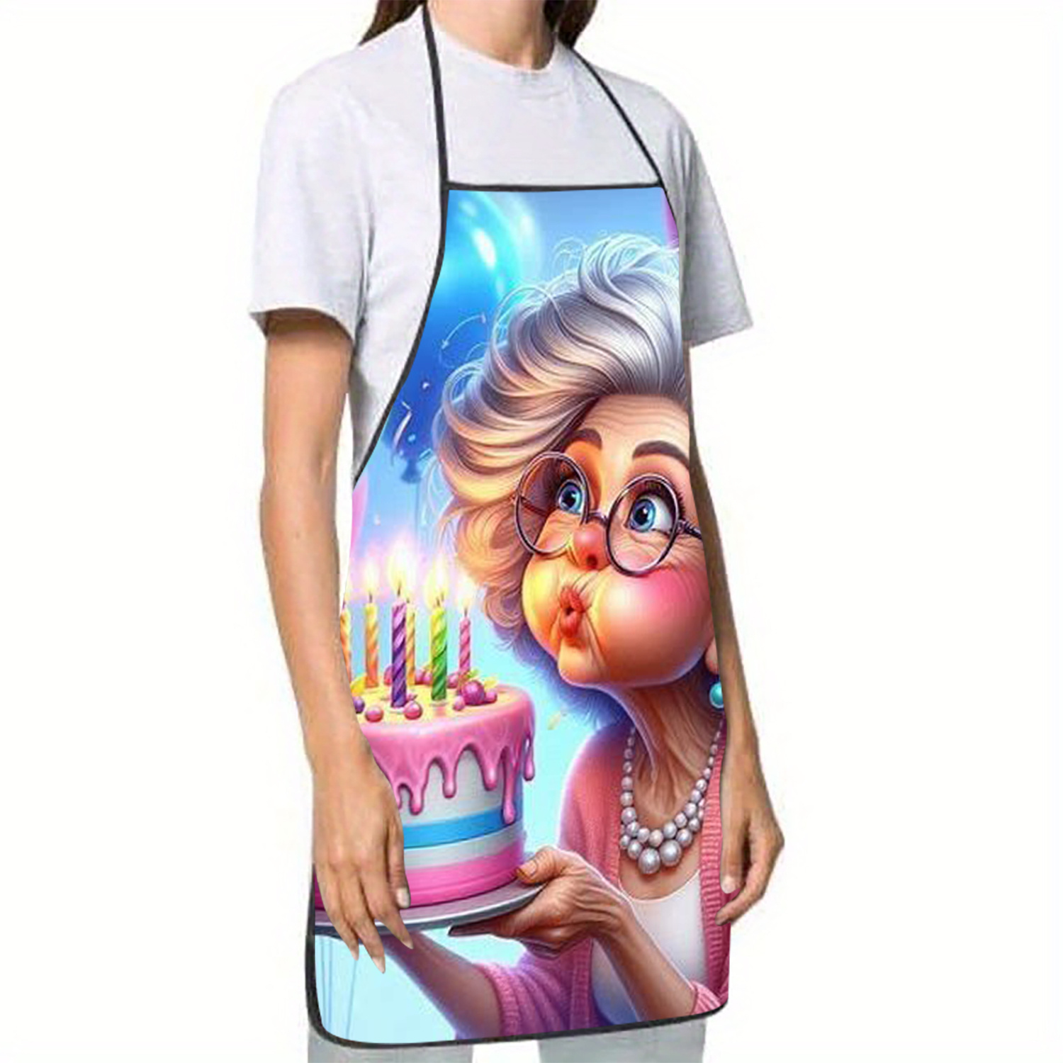 Funny Birthday Grandma Apron,  - Mom'S Home Cooking 评论和价格