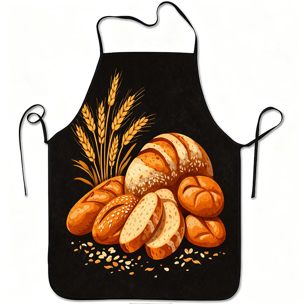 Fresh Bread & Wheat Apron, Vin - Mom'S Home Cooking 评论和价格