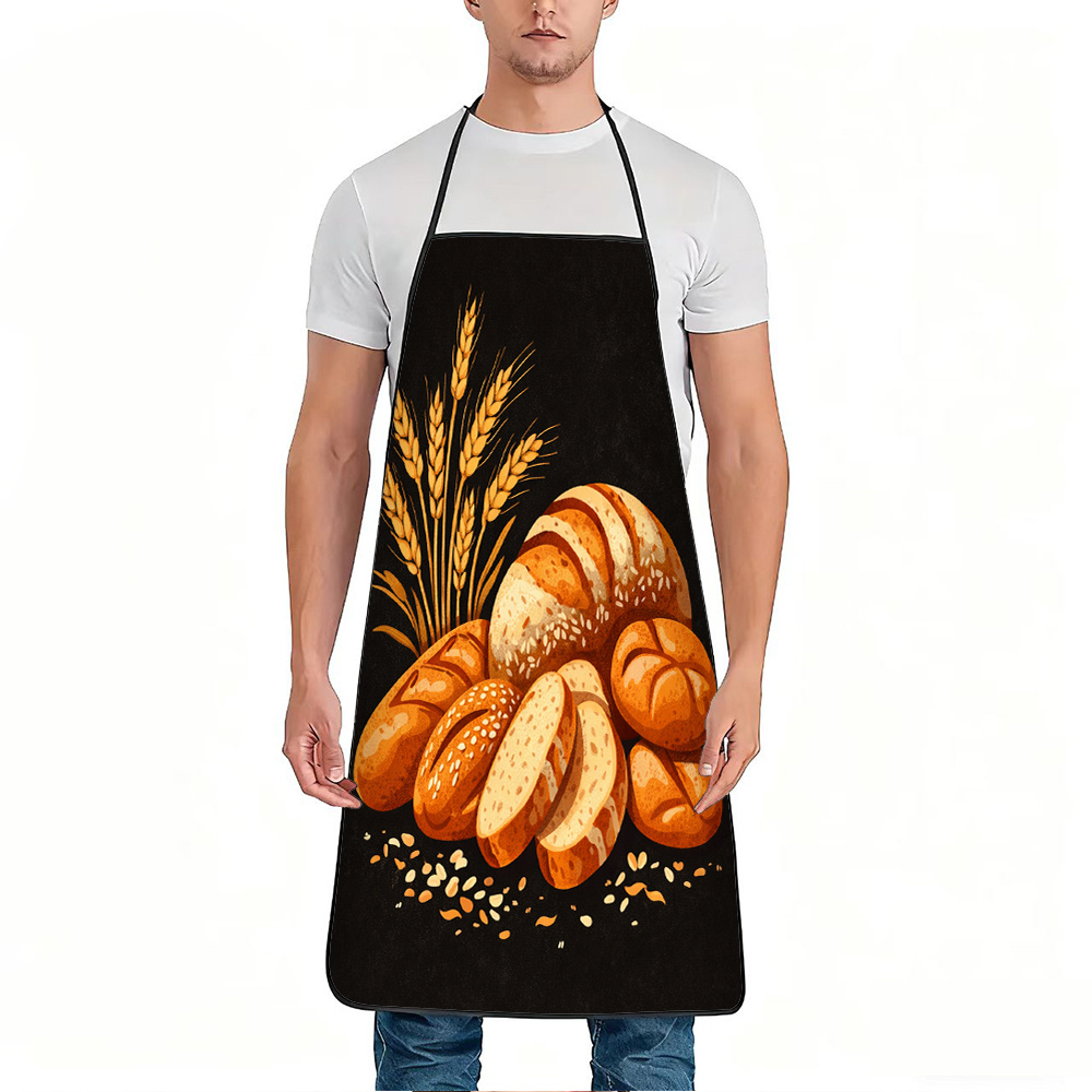 Fresh Bread & Wheat Apron, Vin - Mom'S Home Cooking 评论和价格