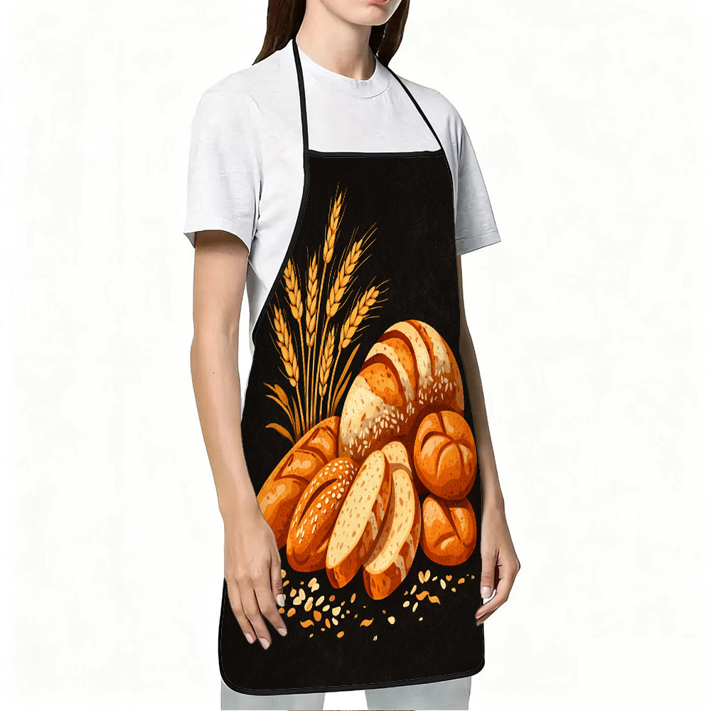 Fresh Bread & Wheat Apron, Vin - Mom'S Home Cooking 评论和价格