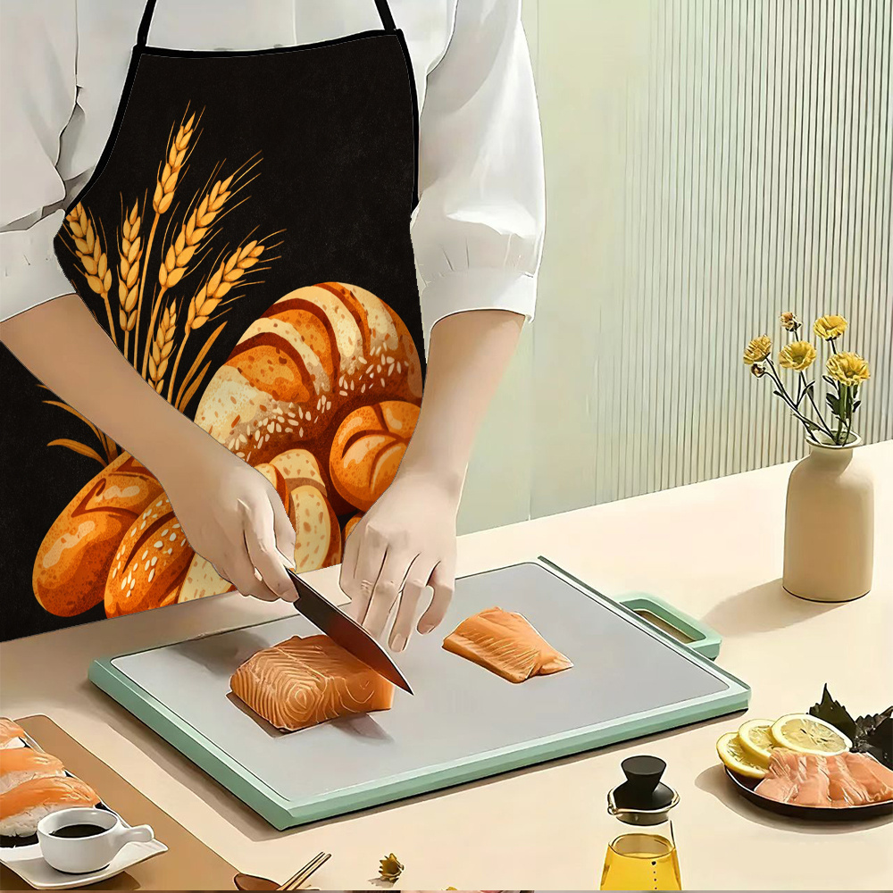 Fresh Bread & Wheat Apron, Vin - Mom'S Home Cooking 评论和价格
