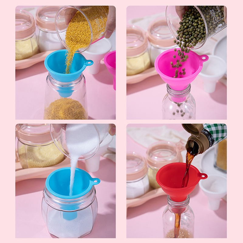 【8CM Silicone Wide-Mouth Funne - Home Cooking Oil 评论和价格