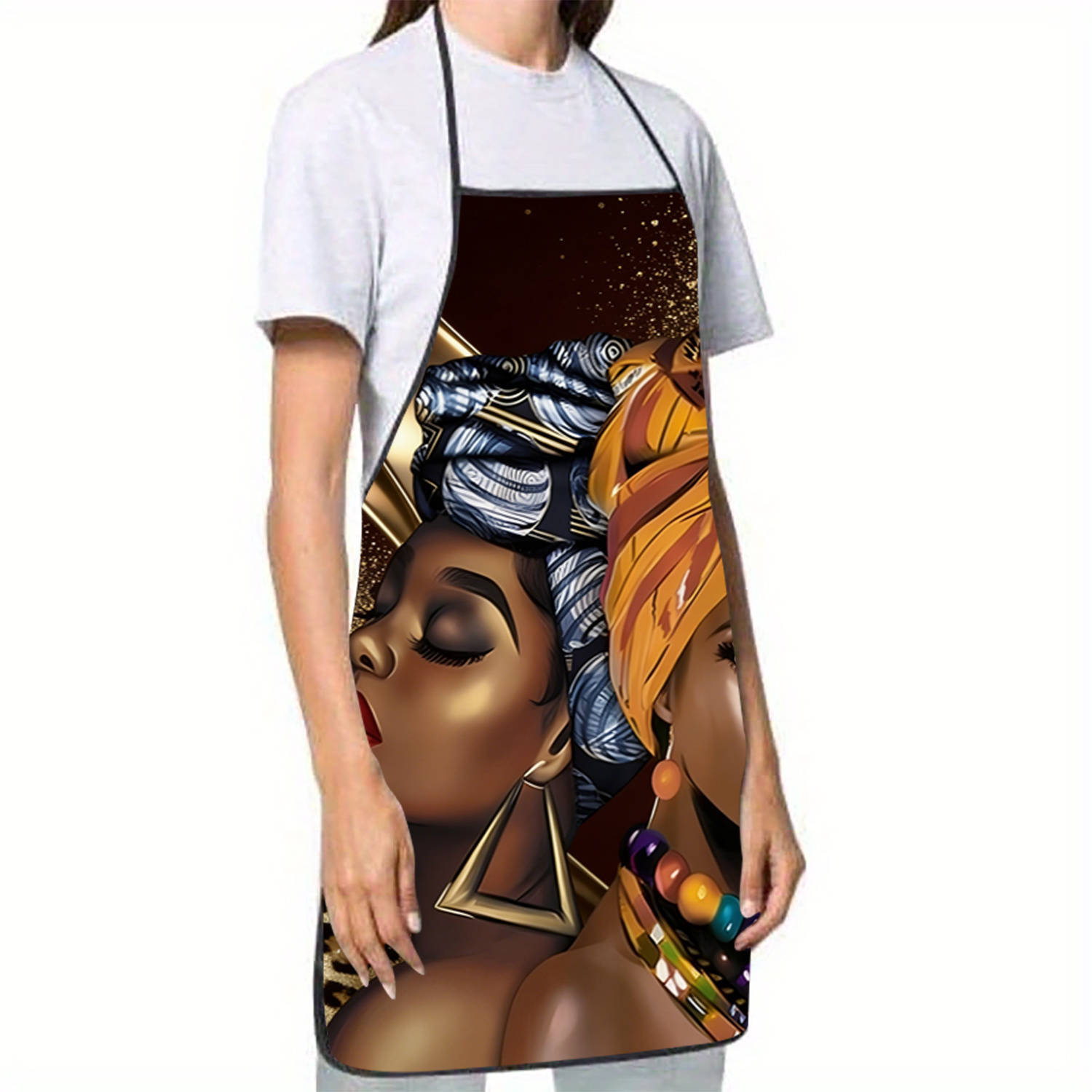 Afrocentric Women Art Apron, A - Mom'S Home Cooking 评论和价格