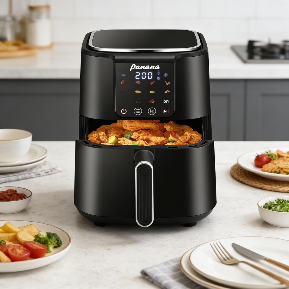 Large 6Qt Oil Free Airfryer Ov - Home Cooking Meal 评论和价格