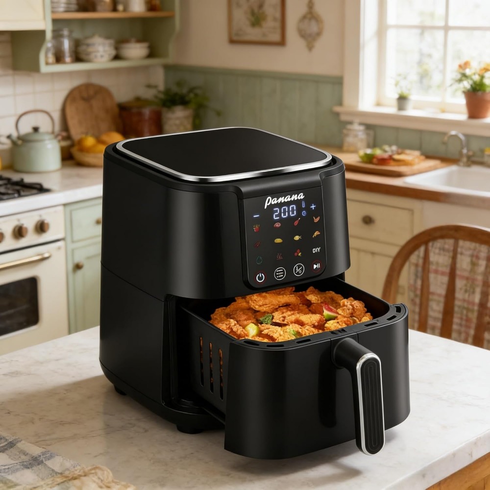 Large 6Qt Oil Free Airfryer Ov - Home Cooking Meal 评论和价格