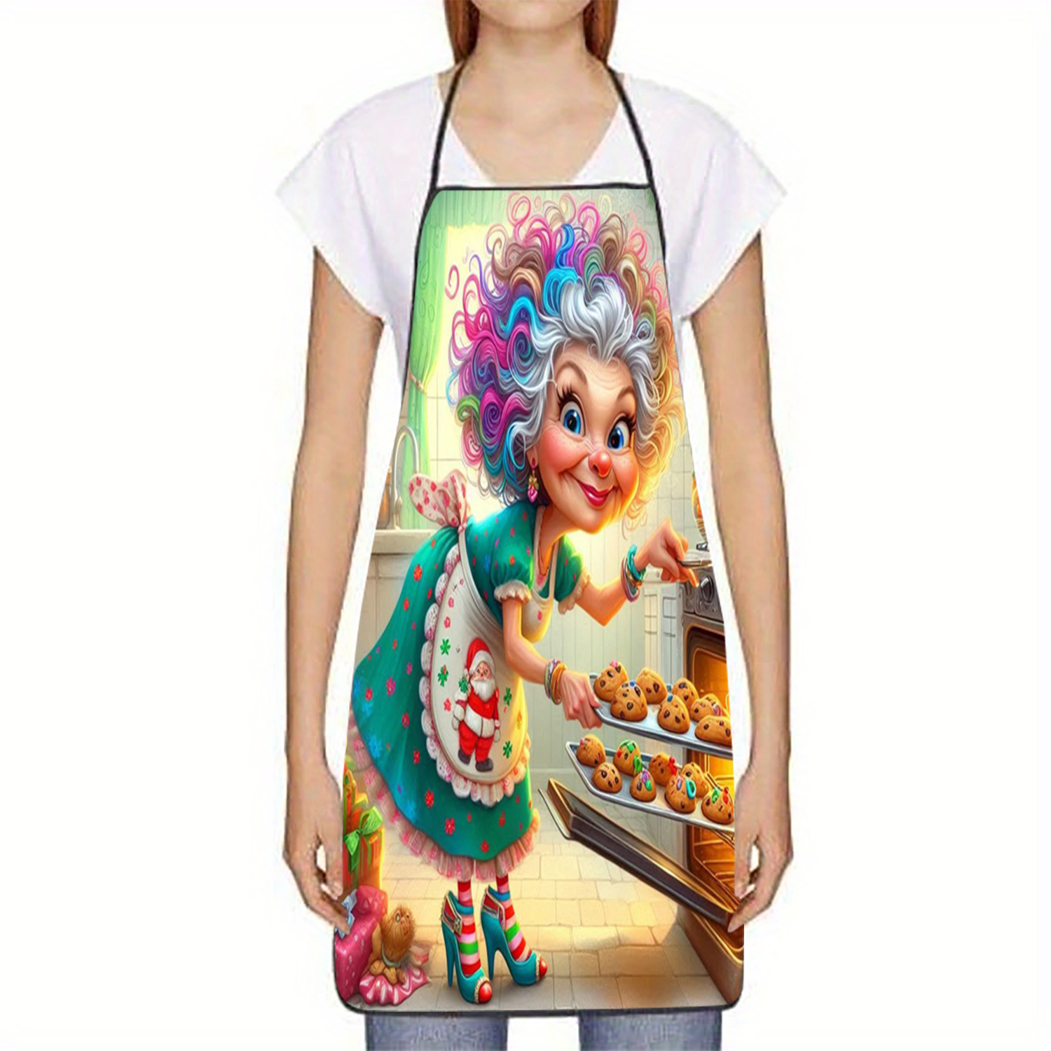 Funny Grandma Baking Apron, Co - Mom'S Home Cooking 评论和价格